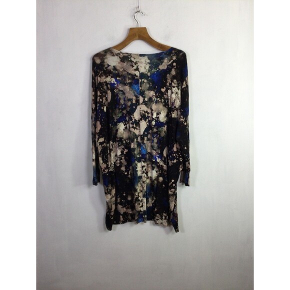 Bryn Walker Womens Damien Tunic Top Galaxy Print Knit Jersey Multicolor Size M - Picture 13 of 16